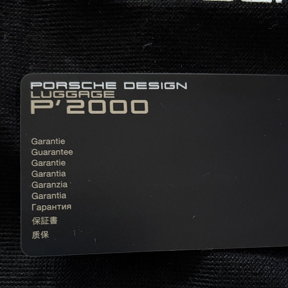 Porsche Design Black Accessories Bag - Picture 2 of 8